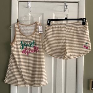 COZCHIQUE BIG GIRLS PAJAMA SHORT SET SIZE 18 NWT